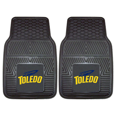 Toledo Rockets Ncaa Heavy Duty 2-piece Vinyl Car Mats (18"x27")