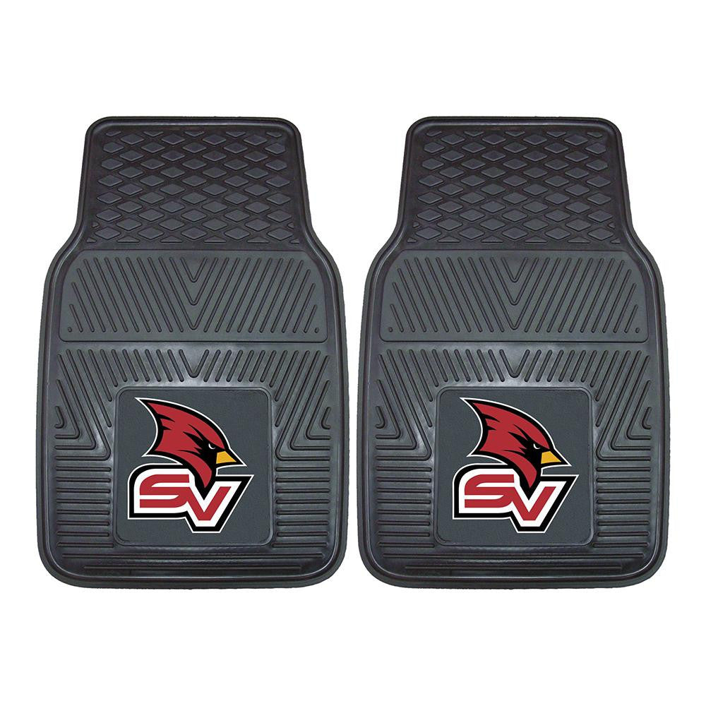 Saginaw Valley State Cardinals Ncaa Heavy Duty 2-piece Vinyl Car Mats (18"x27")