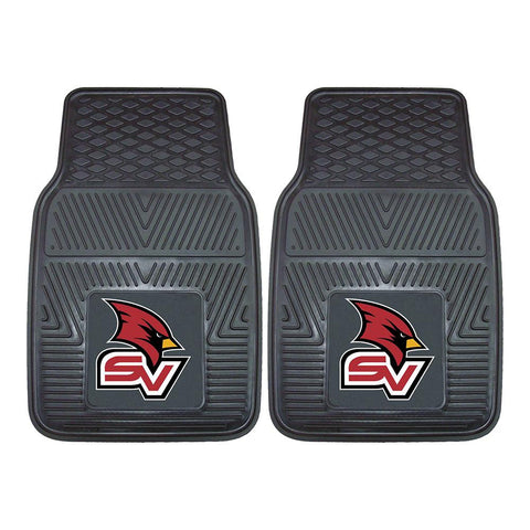 Saginaw Valley State Cardinals Ncaa Heavy Duty 2-piece Vinyl Car Mats (18"x27")