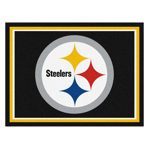 Pittsburgh Steelers NFL 8ft x10ft Area Rug