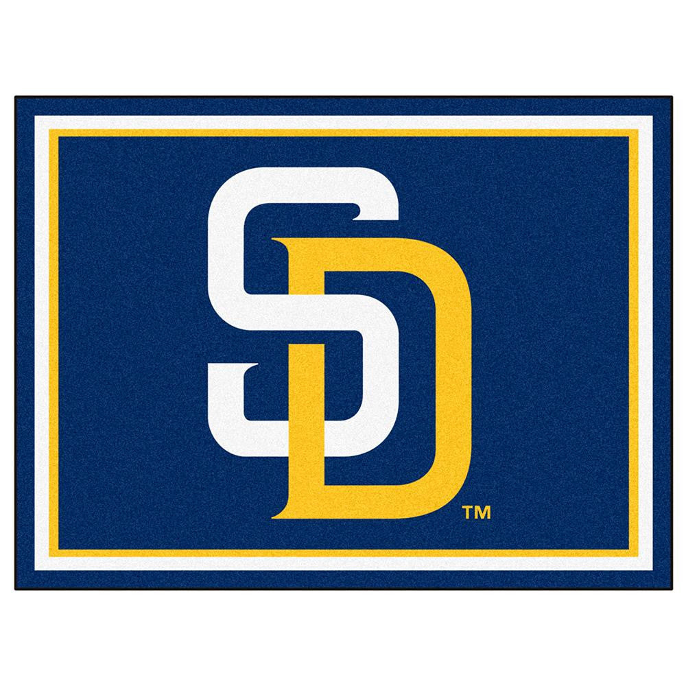 San Diego Padres MLB 8ft x10ft Area Rug