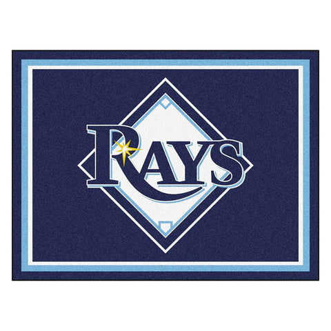 Tampa Bay Rays MLB 8ft x10ft Area Rug