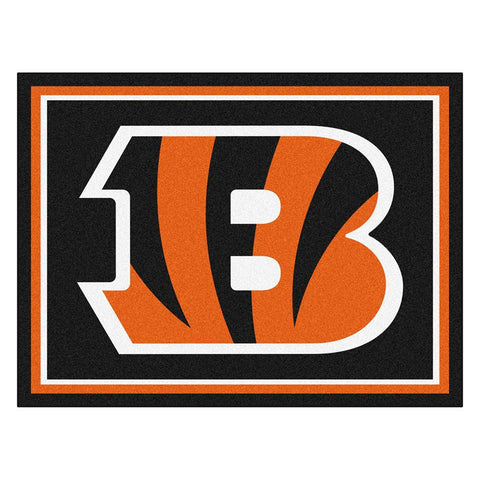 Cincinnati Bengals NFL 8ft x10ft Area Rug