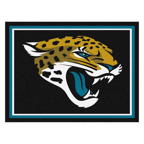 Jacksonville Jaguars NFL 8ft x10ft Area Rug