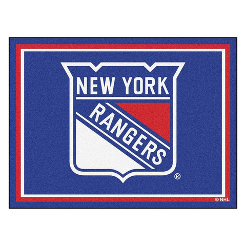 New York Rangers NHL 8ft x10ft Area Rug