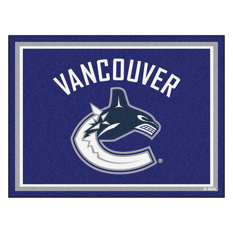 Vancouver Canucks NHL 8ft x10ft Area Rug