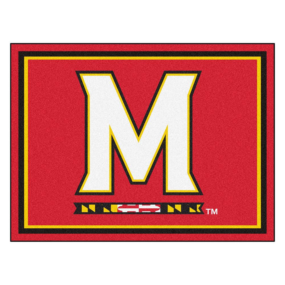 Maryland Terps Ncaa 8ft X10ft Area Rug