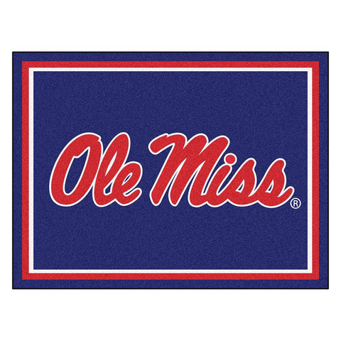 Mississippi Rebels Ncaa 8ft X10ft Area Rug