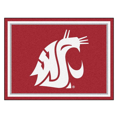 Washington State Cougars Ncaa 8ft X10ft Area Rug