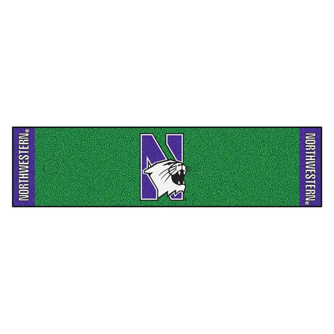 Northwestern Wildcats Ncaa Putting Green Runner (18"x72")
