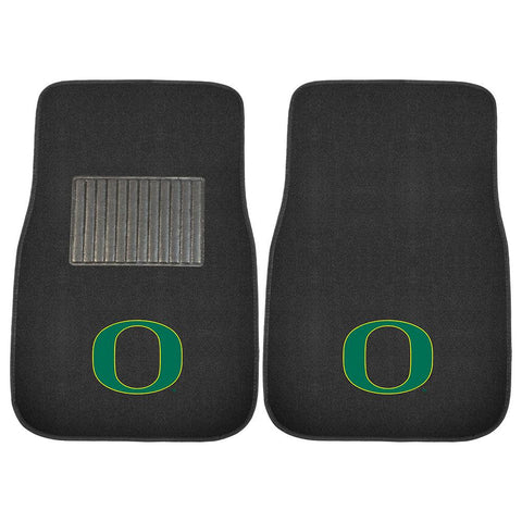 Oregon Ducks Ncaa 2-pc Embroidered Car Mat Set