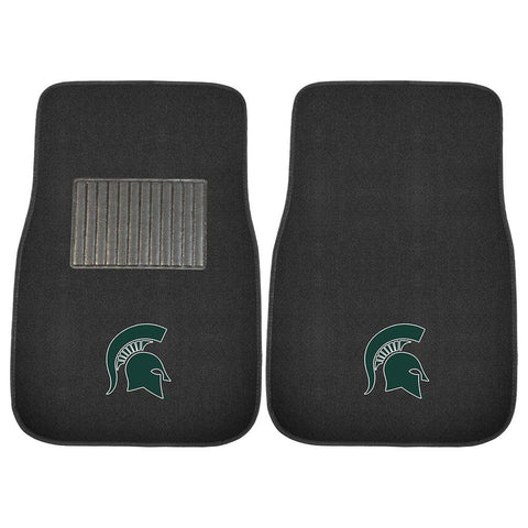 Michigan State Spartans Ncaa 2-pc Embroidered Car Mat Set