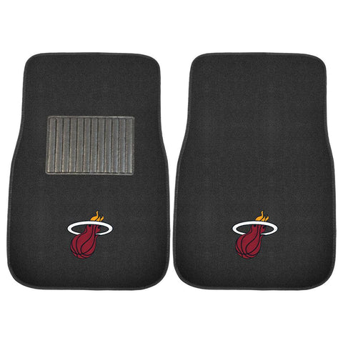 Miami Heat NBA 2-pc Embroidered Car Mat Set