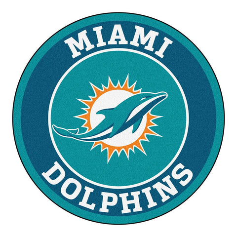 Miami Dolphins NFL Round Floor Mat (29)