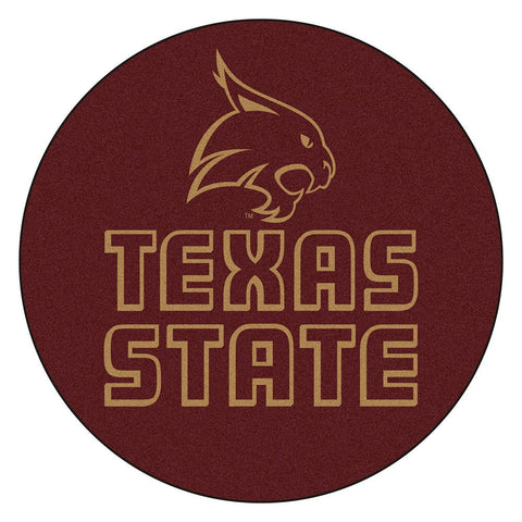 Texas State Bobcats Ncaa Round Floor Mat (29")