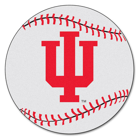 Indiana Hoosiers Ncaa "baseball" Round Floor Mat (29")