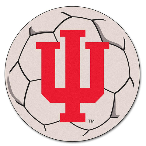 Indiana Hoosiers Ncaa "soccer Ball" Round Floor Mat (29")