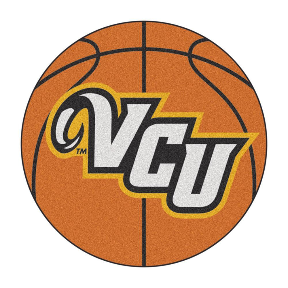 Virginia Commonwealth Rams Ncaa "basketball" Round Floor Mat (29")