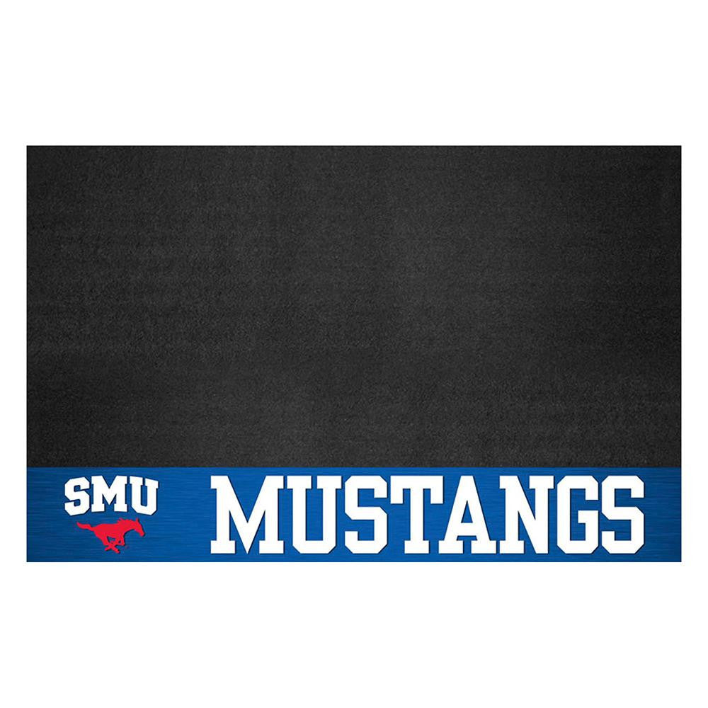 Southern Methodist Mustangs Ncaa Vinyl Grill Mat