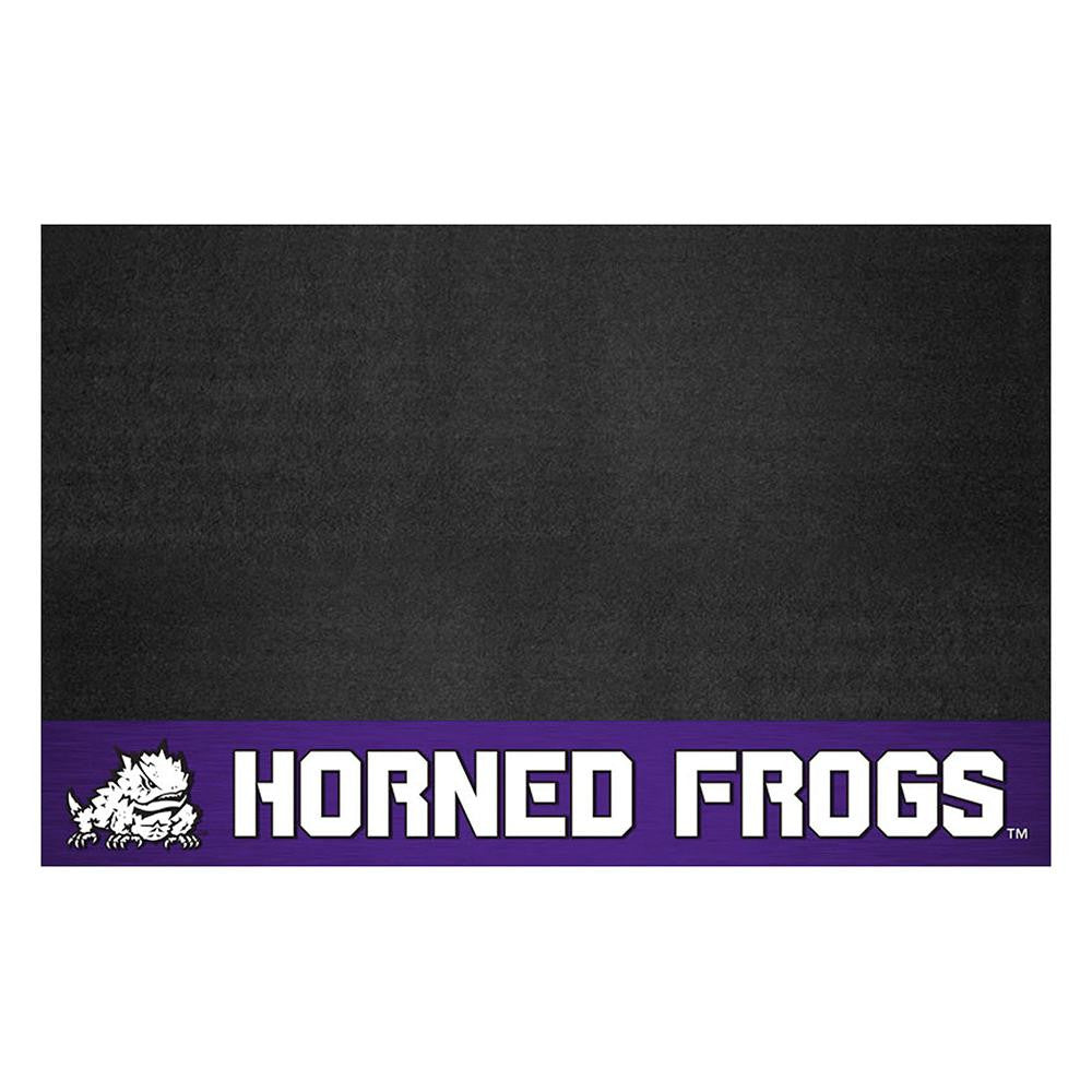 Texas Christian Horned Frogs Ncaa Vinyl Grill Mat