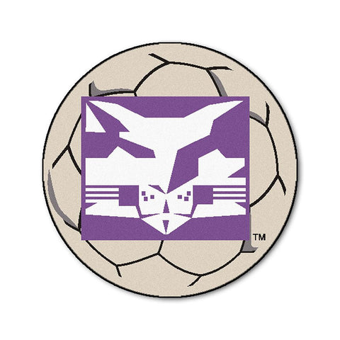 Nyu Bobcats Ncaa "soccer Ball" Round Floor Mat (29")