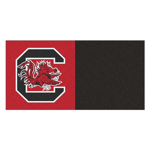 South Carolina Gamecocks Ncaa Carpet Tiles (18"x18" Tiles)