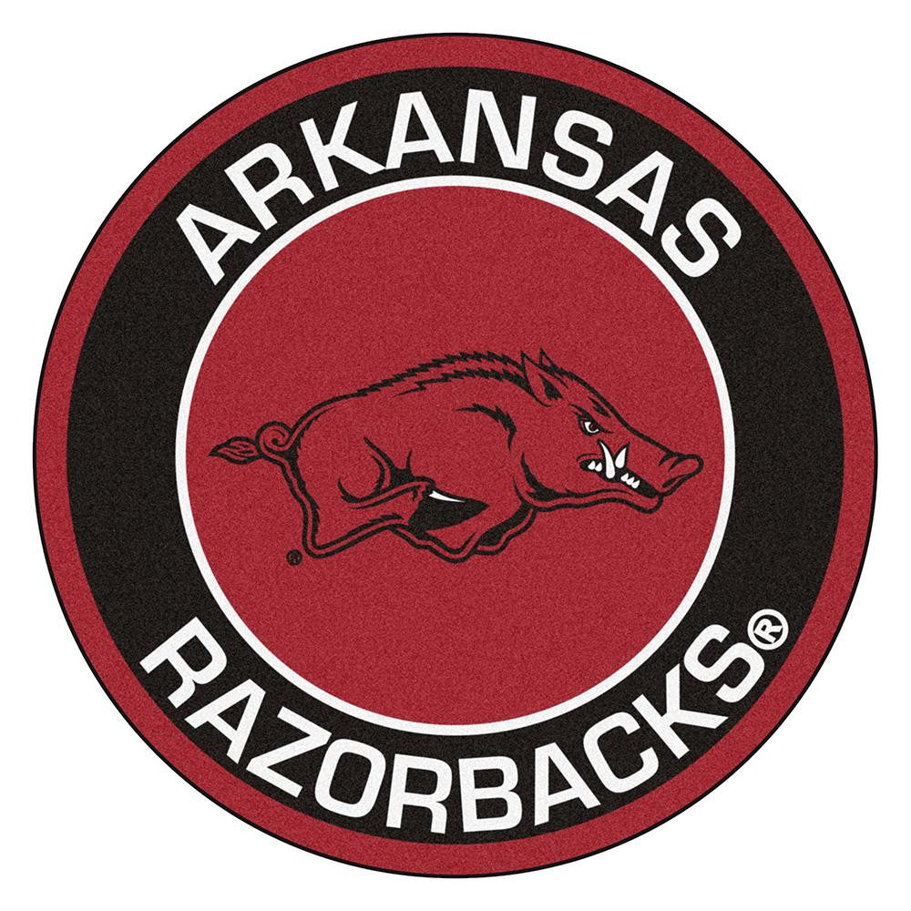 Arkansas Razorbacks Ncaa Rounded Floor Mat (29in)