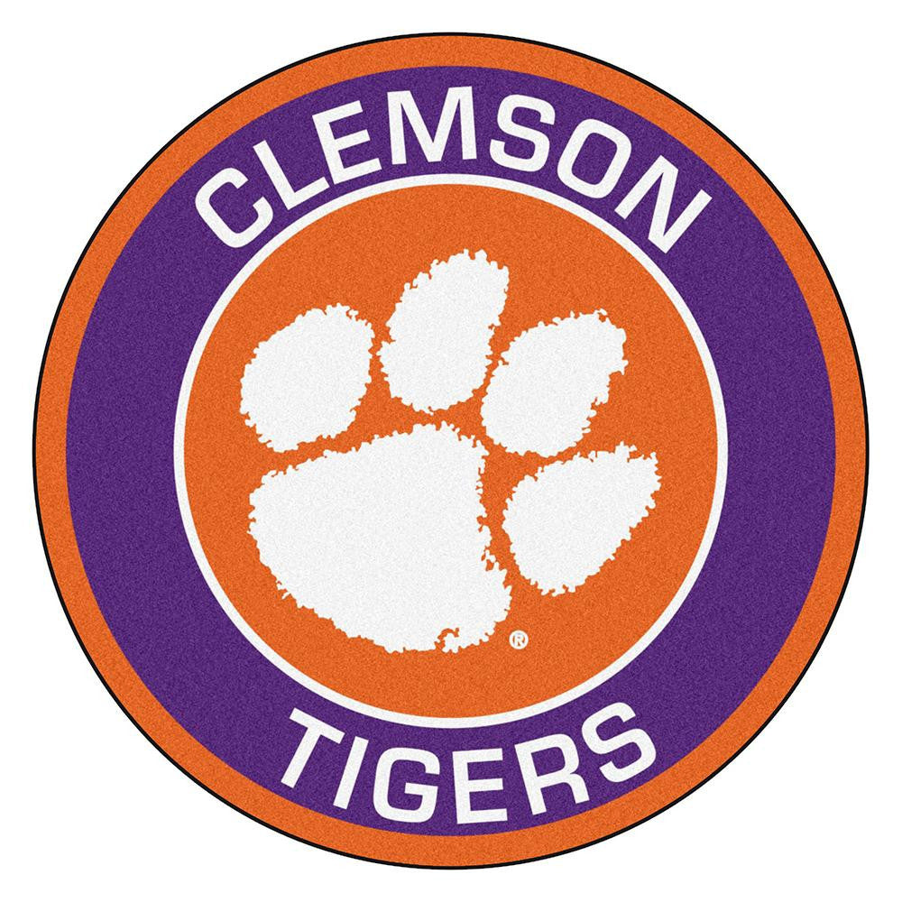 Clemson Tigers Ncaa Rounded Floor Mat (29in)