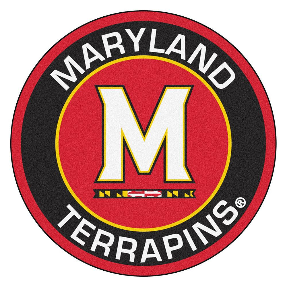 Maryland Terps Ncaa Rounded Floor Mat (29in)