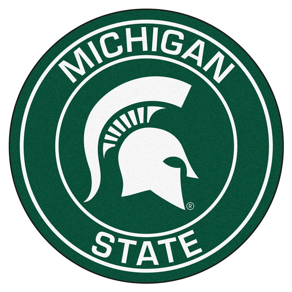 Michigan State Spartans Ncaa Rounded Floor Mat (29in)