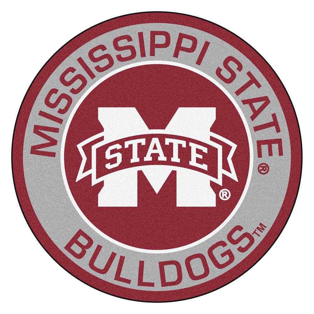 Mississippi State Bulldogs Ncaa Rounded Floor Mat (29in)