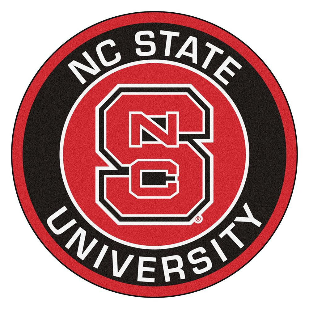 North Carolina State Wolfpack Ncaa Rounded Floor Mat (29in)