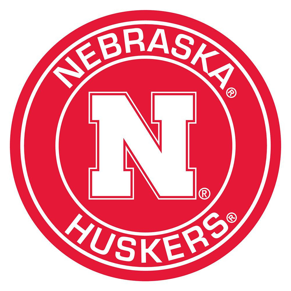 Nebraska Cornhuskers Ncaa Rounded Floor Mat (29in)