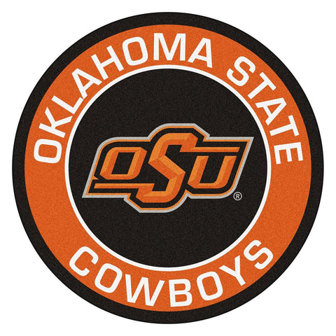 Oklahoma State Cowboys Ncaa Rounded Floor Mat (29in)