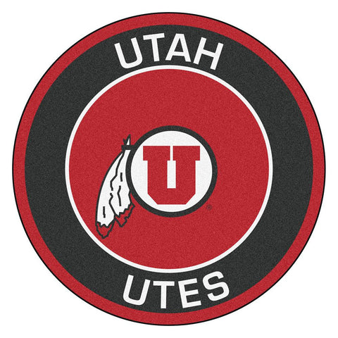 Utah Utes Ncaa Rounded Floor Mat (29in)