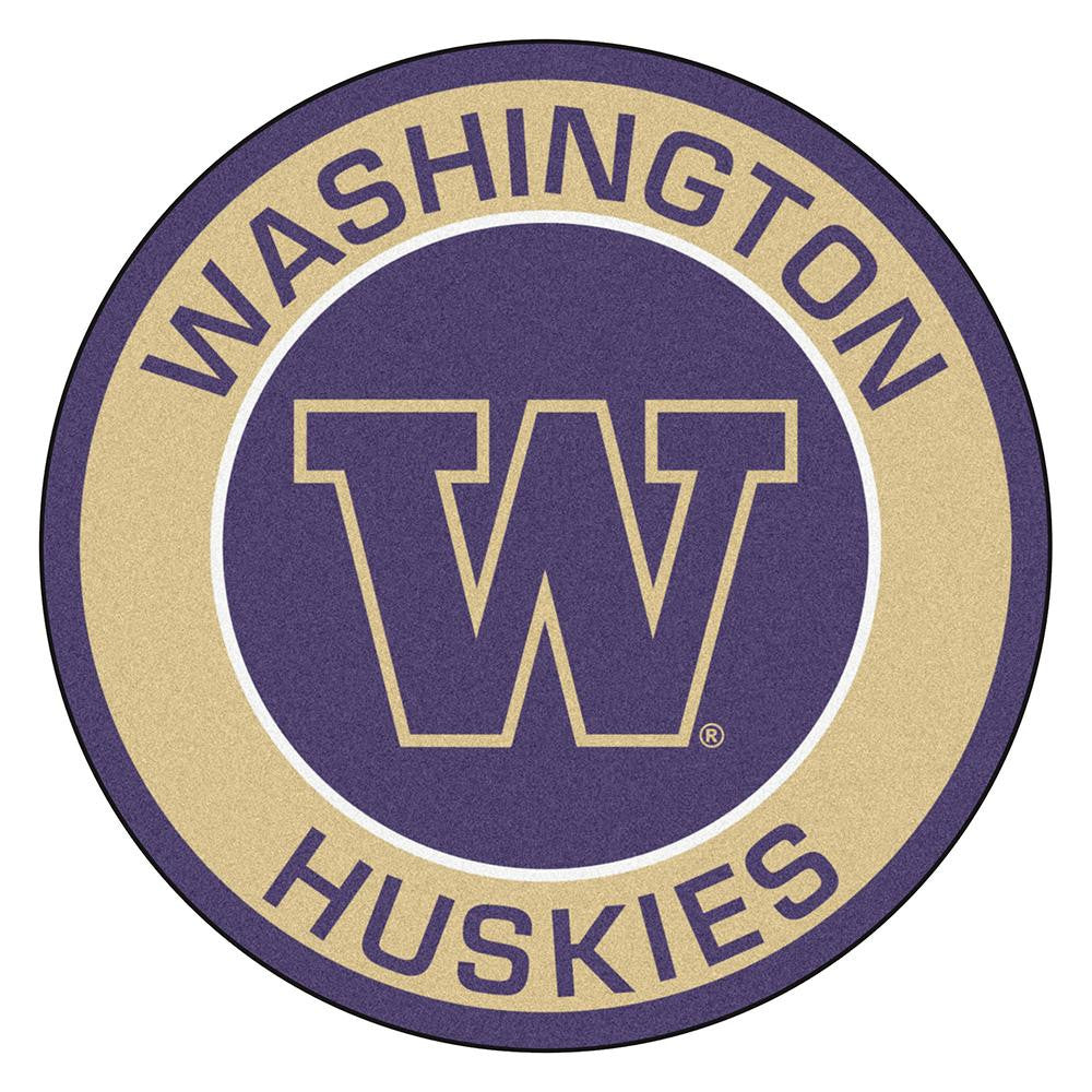 Washington Huskies Ncaa Rounded Floor Mat (29in)