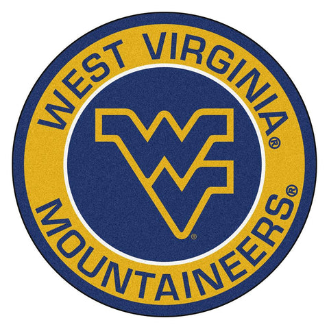 West Virginia Mountaineers Ncaa Rounded Floor Mat (29in)