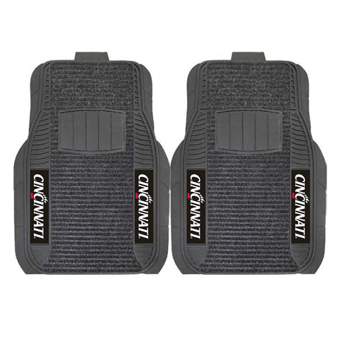 Cincinnati Bearcats Ncaa Deluxe 2-piece Vinyl Car Mats (20"x27")