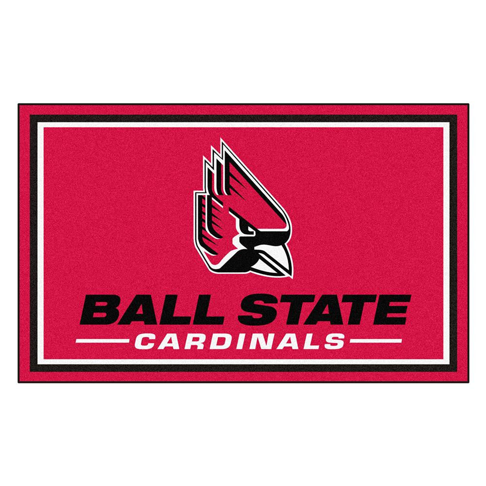 Ball State Cardinals Ncaa 4x6 Rug (46"x72")