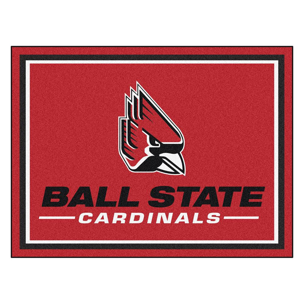 Ball State Cardinals Ncaa 8ft X10ft Area Rug