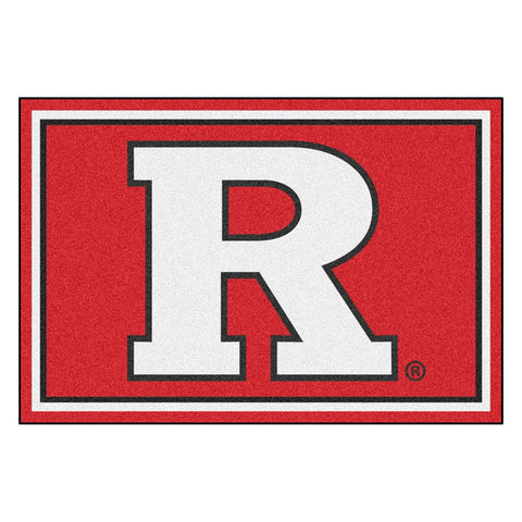 Rutgers Scarlet Knights Ncaa 5ft X 8ft  Rug