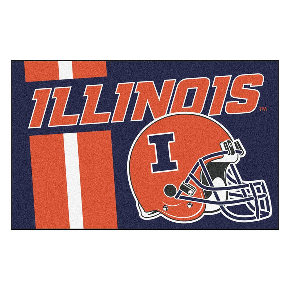 Illinois Fighting Illini Ncaa "starter" Floor Mat (20"x30")