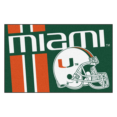 Miami Hurricanes Ncaa "starter" Floor Mat (20"x30")