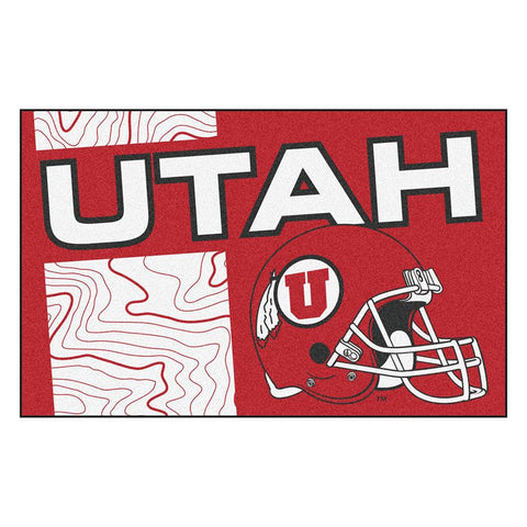 Utah Utes Ncaa "starter" Floor Mat (20"x30")