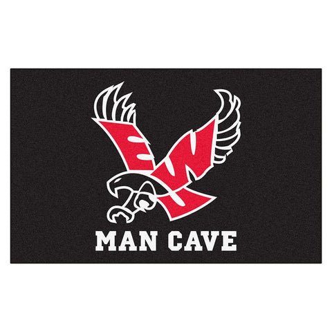 Eastern Washington Eagles Ncaa Man Cave "ulti-mat" Floor Mat (60in X 96in)