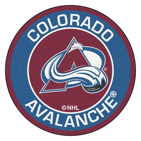 Colorado Avalanche NHL Round Floor Mat (29)