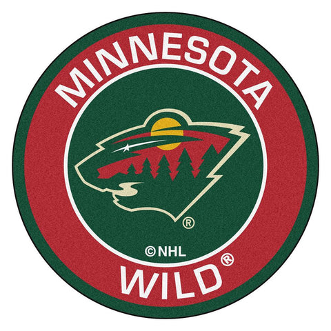 Minnesota Wild NHL Round Floor Mat (29)
