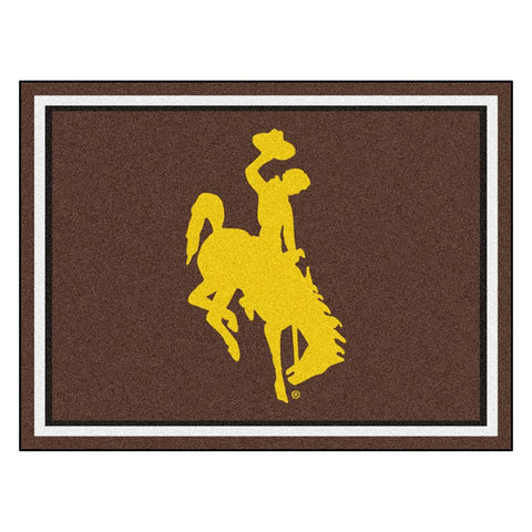 Wyoming Cowboys Ncaa 8ft X10ft Area Rug