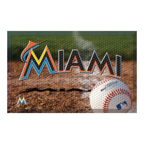 Miami Marlins MLB Scraper Doormat (19x30)