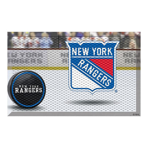 New York Rangers NHL Scraper Doormat (19x30)